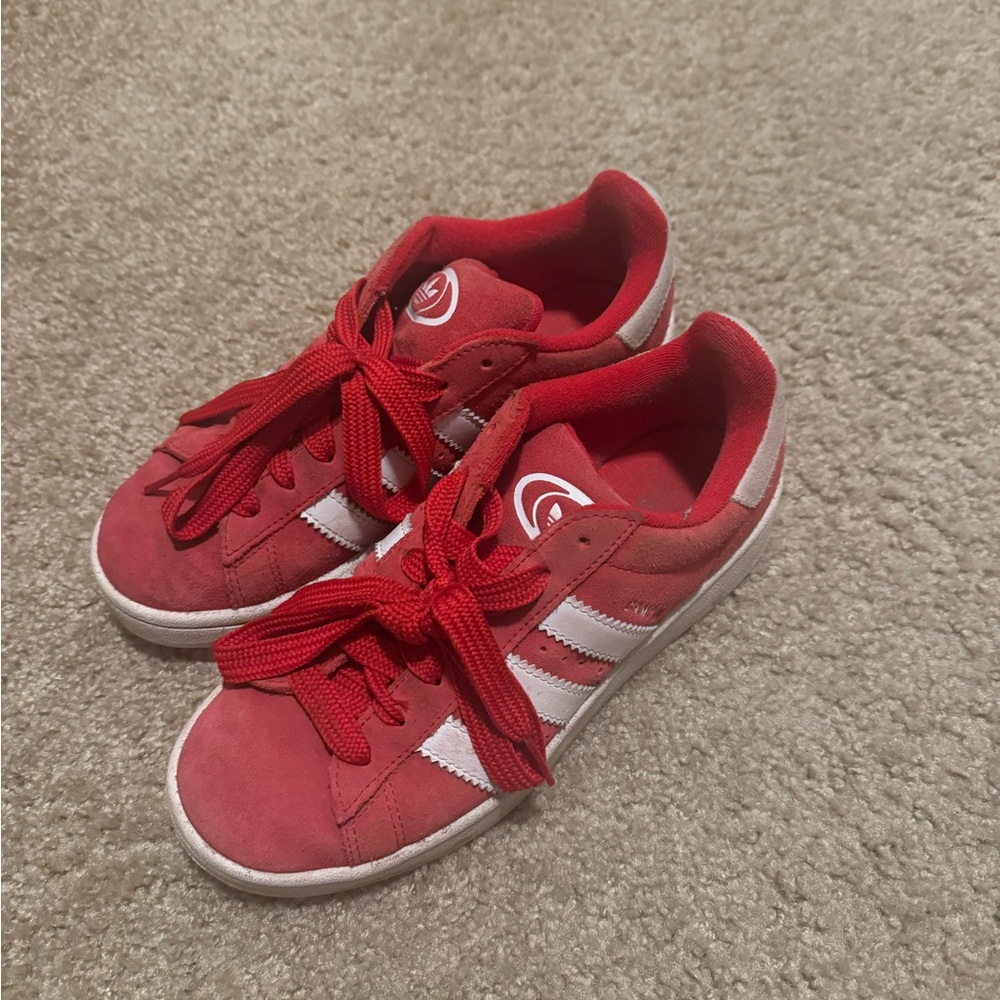 adidas Red and White Women's Sneakers